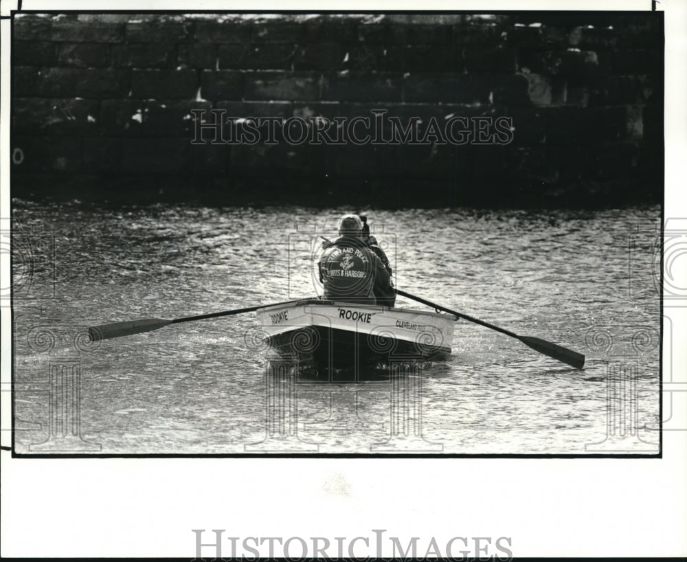 1982 Press Photo Cuyahoga River suicide - Historic Images