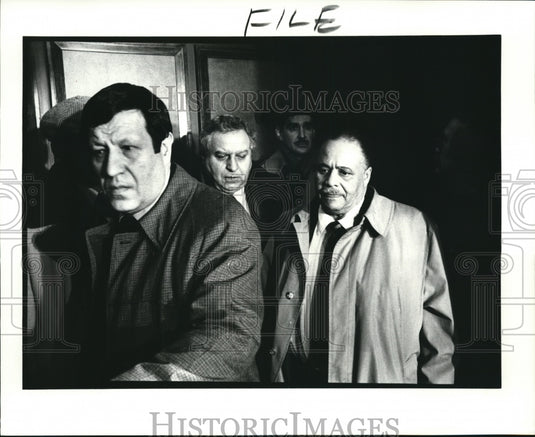 1988 Press Photo Labor Union of the teachers in Cleveland during negotiations - Historic Images