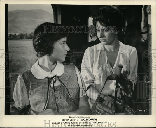1964 Press Photo Sophia Loren, right stars in Two Women - cva99540-Historic Images