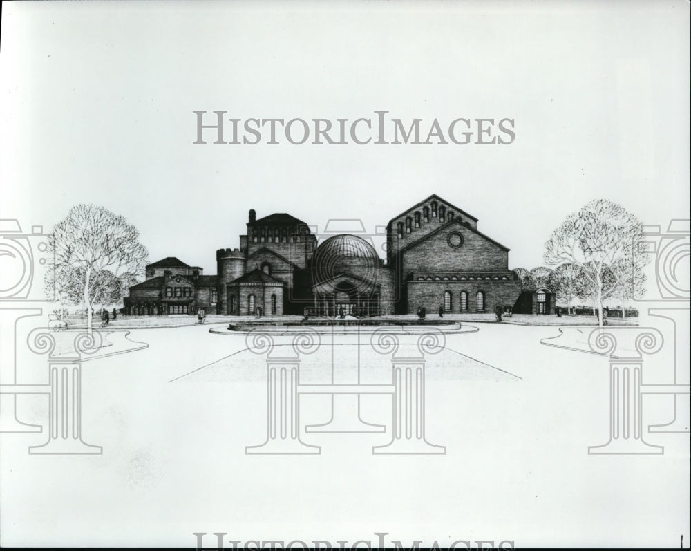 1981 Press Photo Cleveland Playhouse Drawing - Historic Images