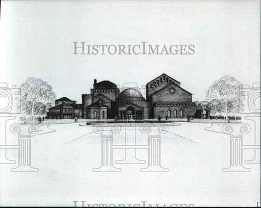 1981 Press Photo Cleveland Playhouse Drawing - Historic Images