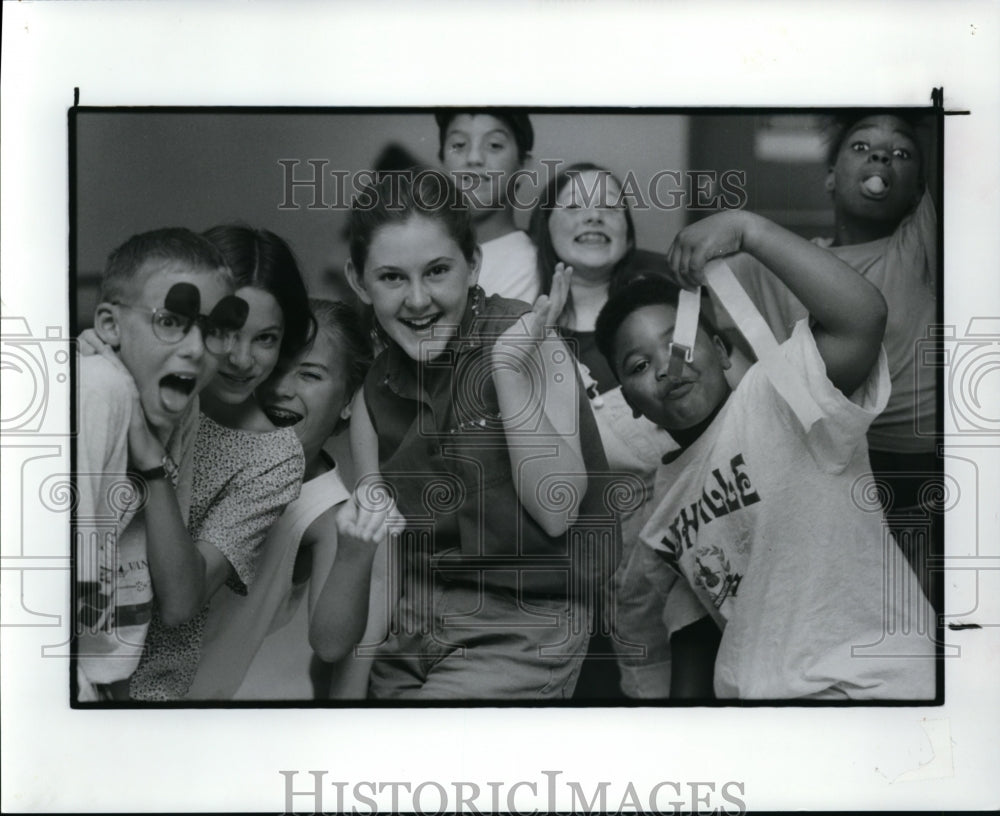 1996 Press Photo Camp Cleveland Play House-Performance Camp for Children - Historic Images