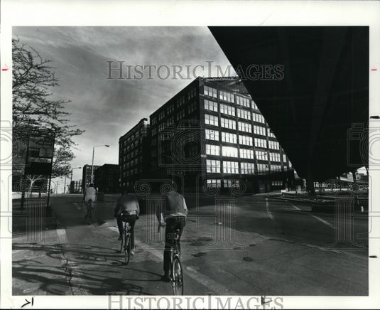 1989 Press Photo Warehouse District - Historic Images