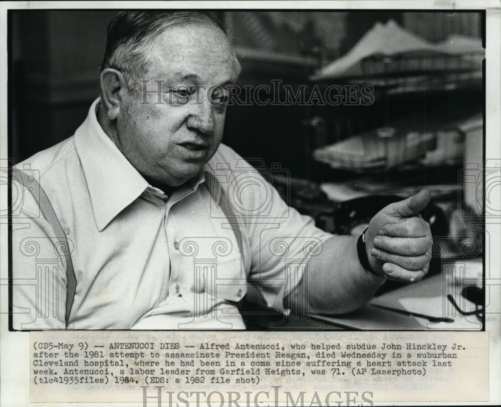 1984 Press Photo Alfred Antenucci - Historic Images