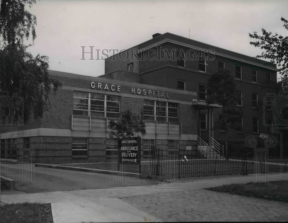 1953 Press Photo Grace Hospital - cvb00057 - Historic Images