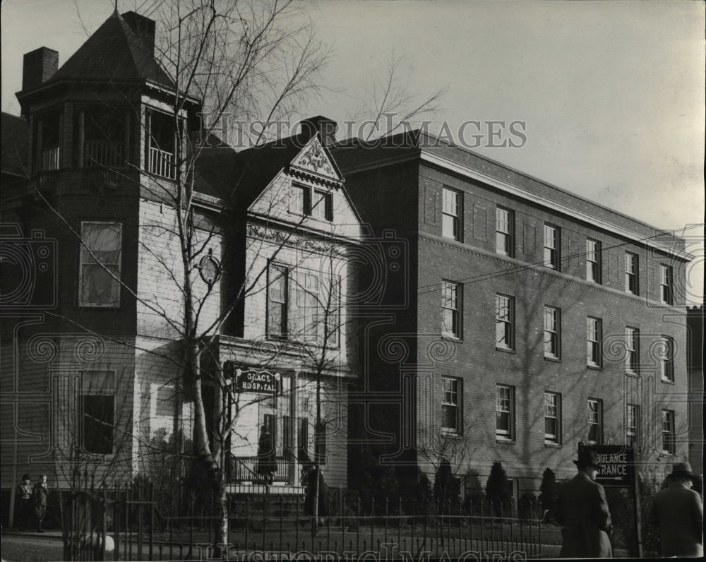 1938 Press Photo Grace Hospital - Historic Images