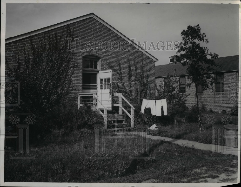 1947 Press Photo Fontage of the Craile Hospital employees&#39; residence - Historic Images