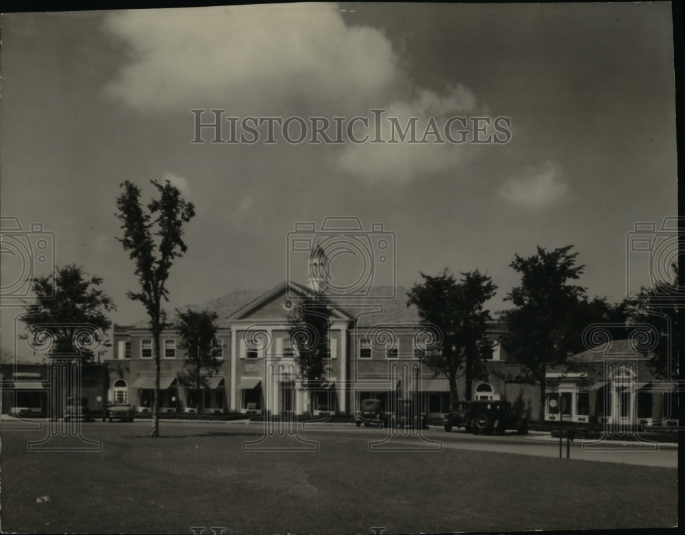 1930 Press Photo Shaker Square Bank - Historic Images