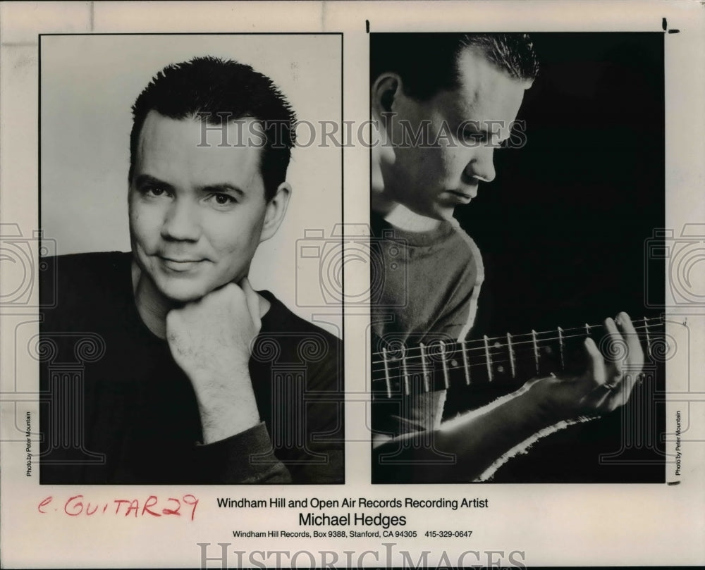 1988 Press Photo Michael Hedges, musician - Historic Images