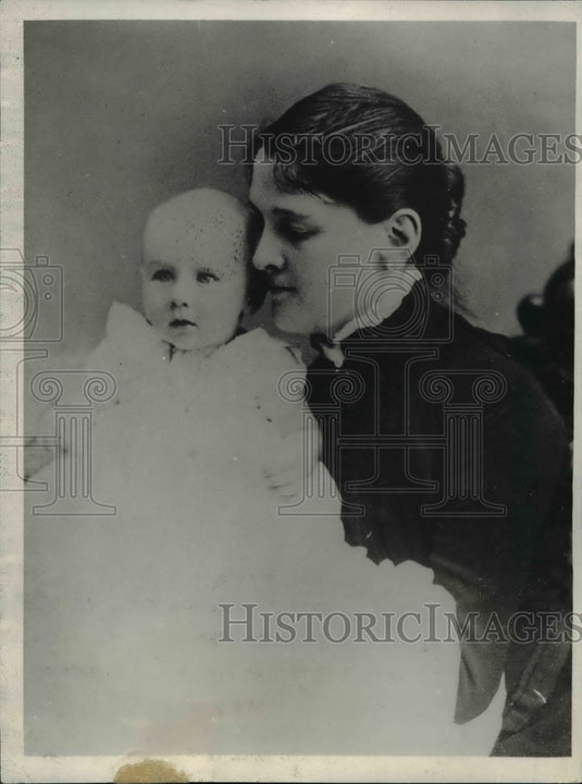 1932 Press Photo Governor Franklin Roosevelt during his childhood - Historic Images