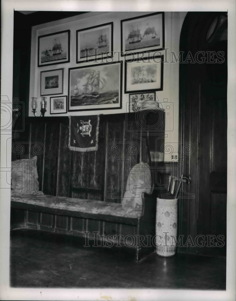 1946 Press Photo Home of the late President Roosevelt - Historic Images