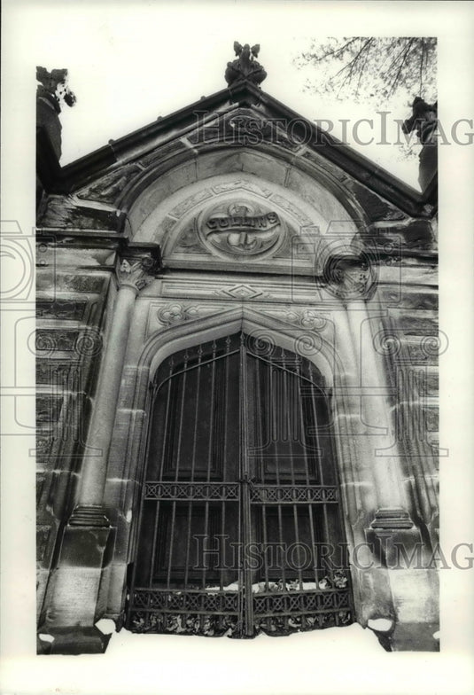 1979 Press Photo Mausoleum of Charles Collins - Historic Images