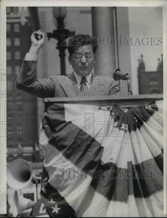 1943 Press Photo Mayor Frank J. Lausche - Historic Images