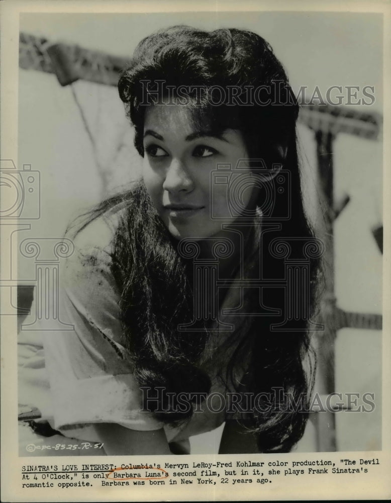 1961 Press Photo Barbara Luna - Historic Images