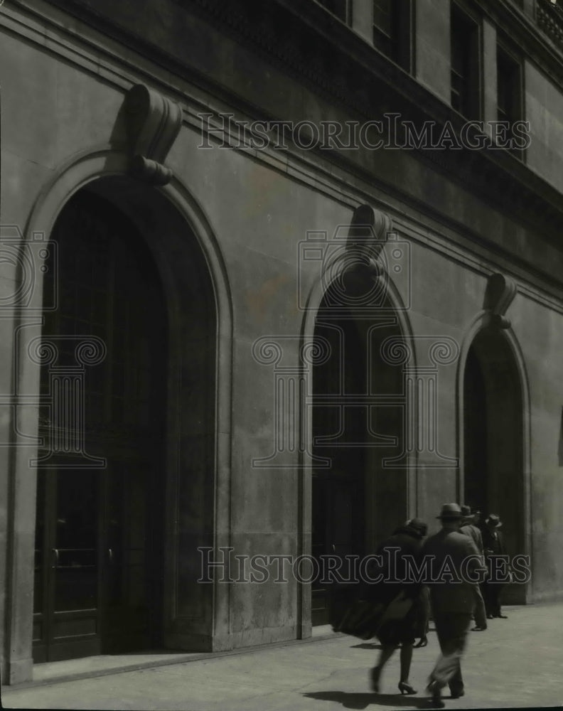 1930 Press Photo Prospect Avenue Extension entrance - Historic Images