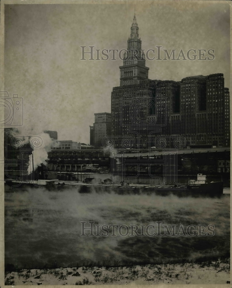 1948 Press Photo Union Terminal from Eagle Street ramp - Historic Images