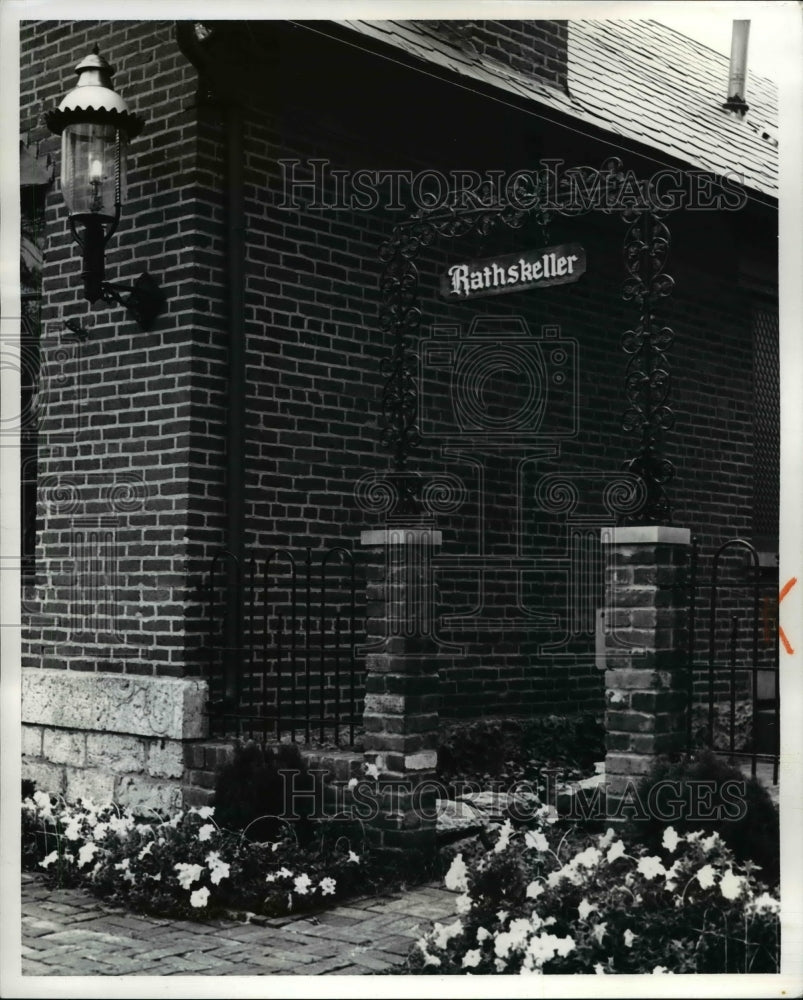 1968 Press Photo Rathskeller of the Bavaria Haus in Columbus - Historic Images