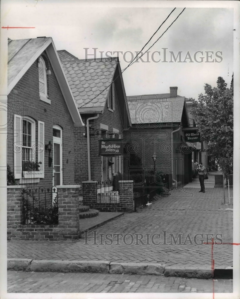 1971 Press Photo German Village in Columbus Ohio - cvb00659 - Historic Images