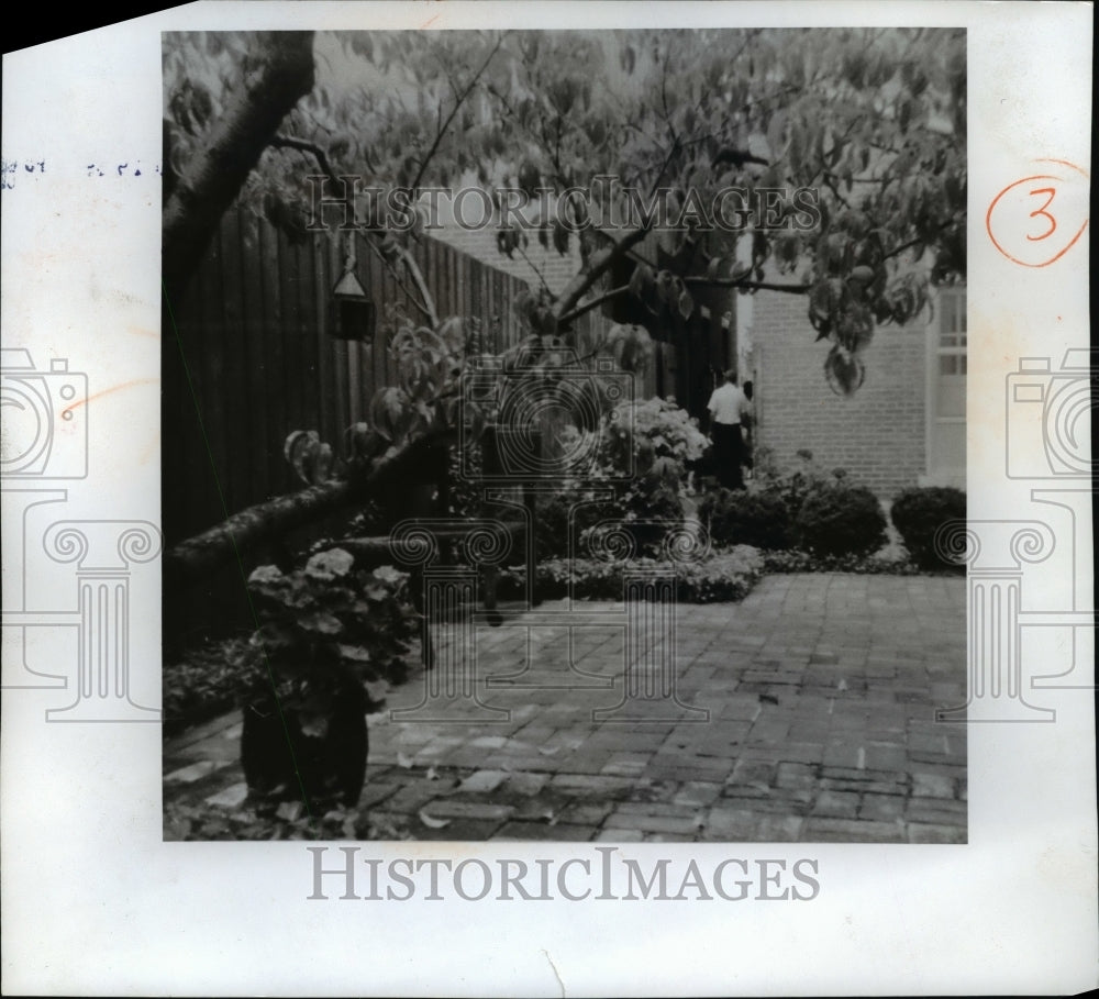 1969 Press Photo German Village in Columbus Ohio - Historic Images