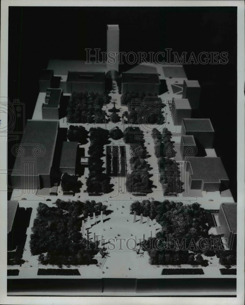 1969 Press Photo New York landscape architects Clark and Rapuano in 1967 - Historic Images