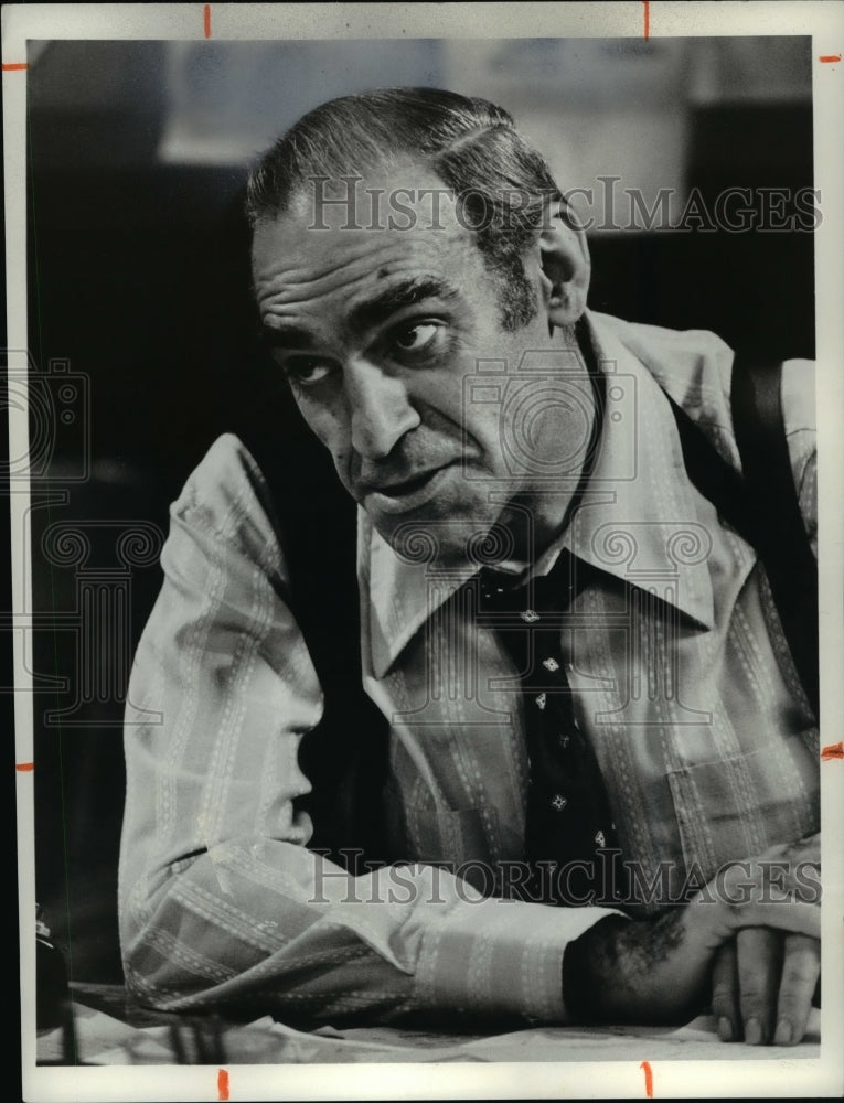 1976 Press Photo Barney "Abe" Vigoda - Historic Images