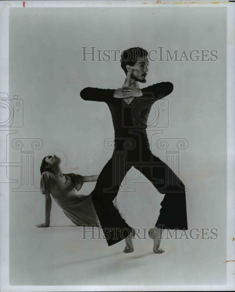 1979 Press Photo Muriel Cohan and Patrick Suzeau&#39;s Modern Dance Duet Company - Historic Images