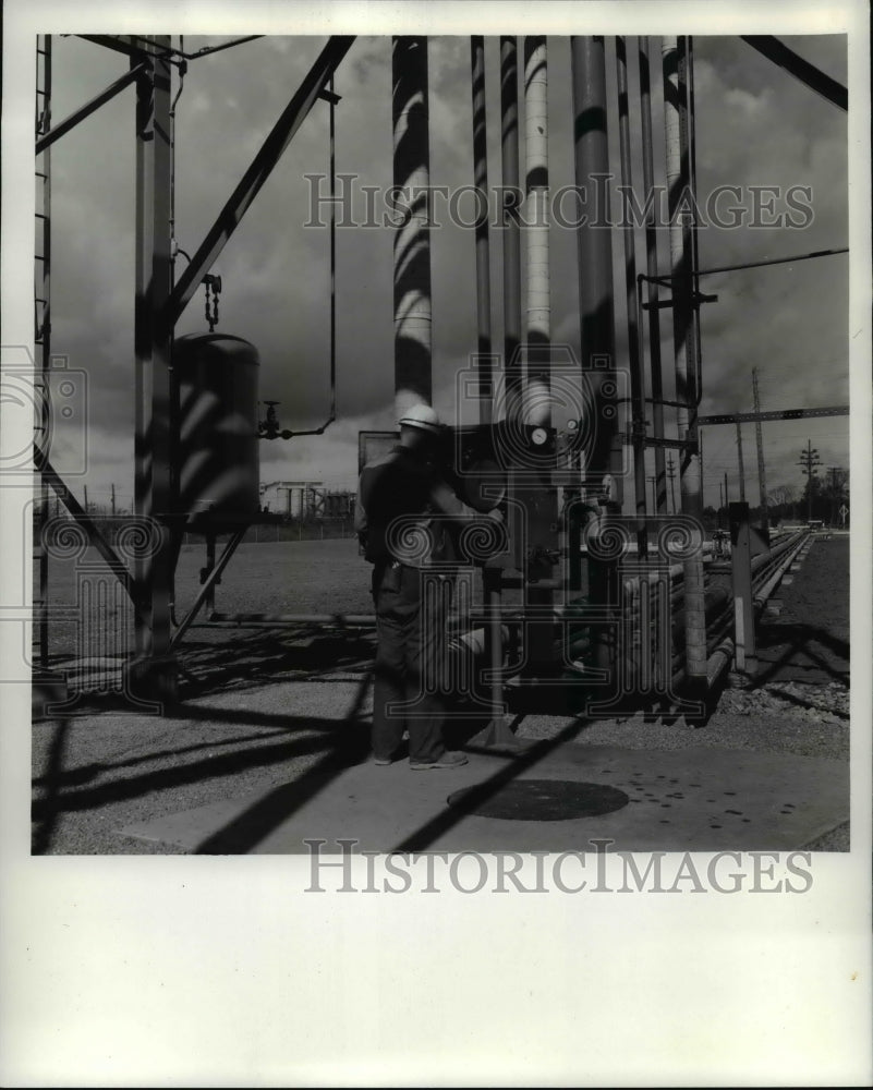 1963 Press Photo Ashtabula Cabot Titania Corporation - Historic Images