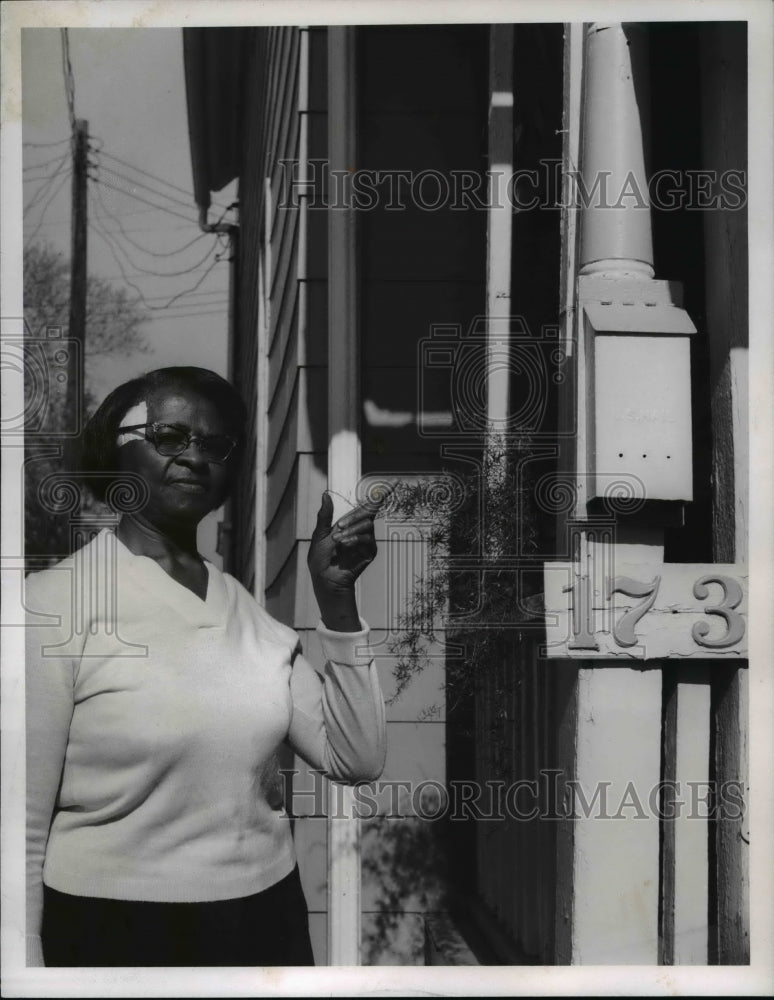 1966 Press Photo Mrs. Clara McLaughlin-Opportunity Park - Historic Images