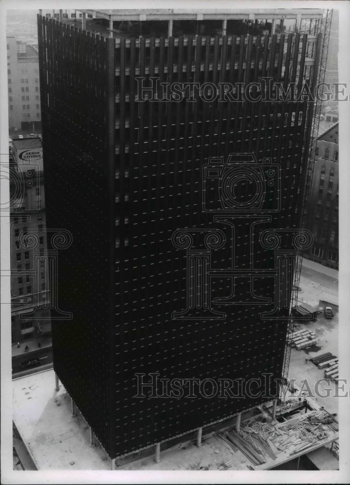 1968 Press Photo Ohio-Akron Center Tower - Historic Images