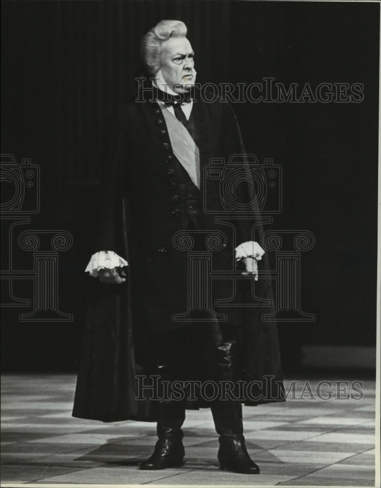 1984 Press Photo Cornell MacNeil as Scarpia in Puccini &#39;s Tosca - Historic Images