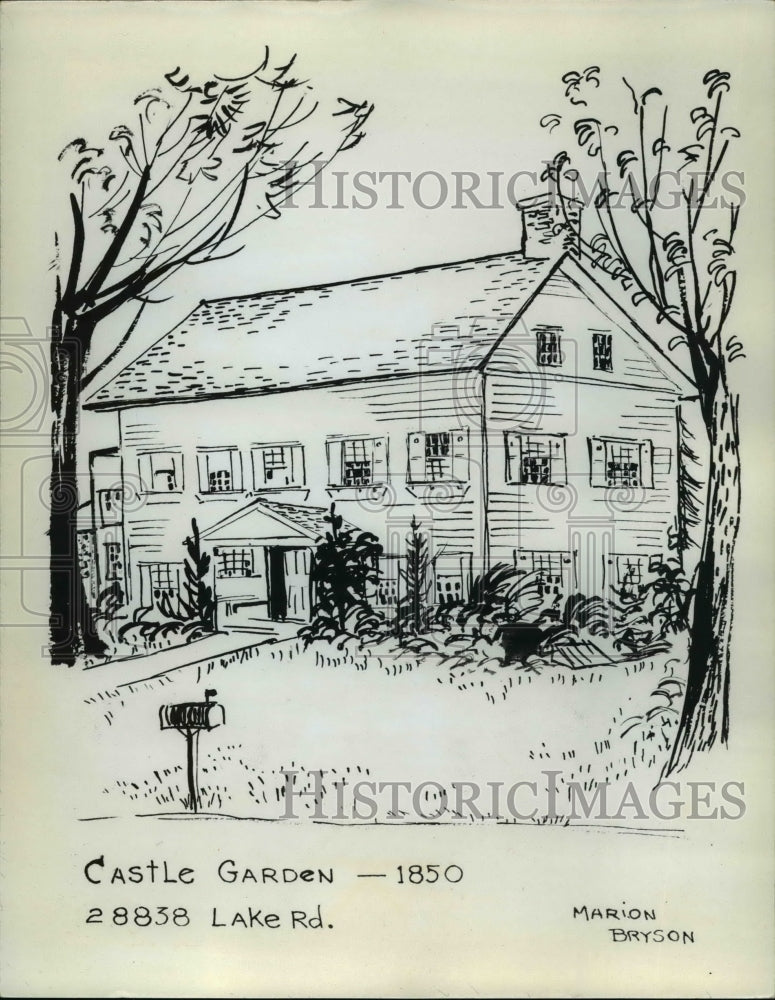 Press Photo Castle Garden - 1850 - Historic Images