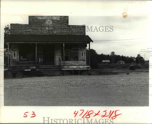 1972 Press Photo Sunflower County company store - Historic Images