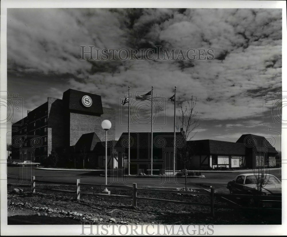 1974 Press Photo  Sheraton Belden Hotel in Canton Ohio with 156 rooms - Historic Images