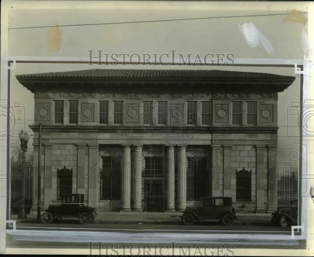 1928 Press Photo A Memorial to Wellett in Canton - Historic Images