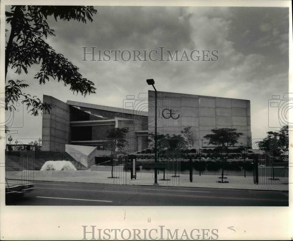 1980 Press Photo E.J.Thomas Performing Arts Hall in Akron - Historic Images