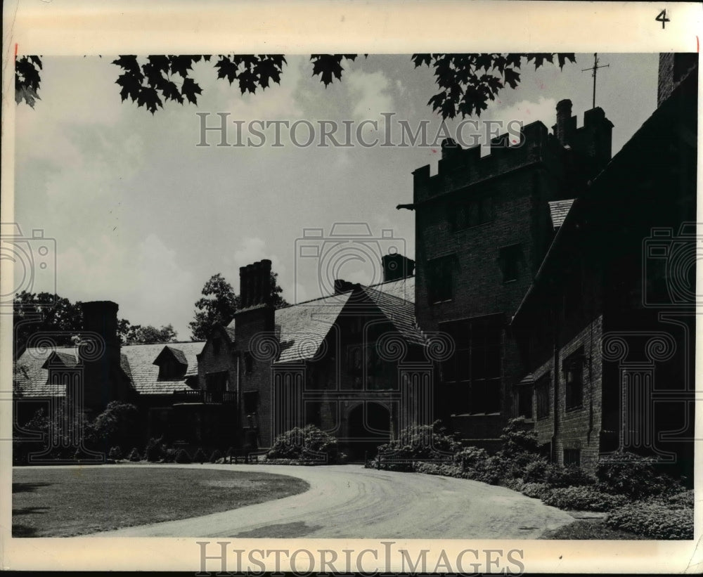 1971 Press Photo Stan Hywet Hall in Akron - Historic Images