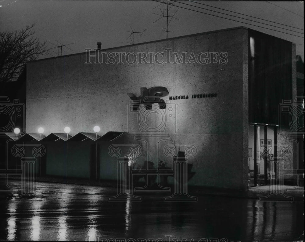 1967 Press Photo John Mazzola's interior scene in market Street Akron - Historic Images