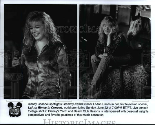 Press Photo LeAnn Rimes, singer - Historic Images