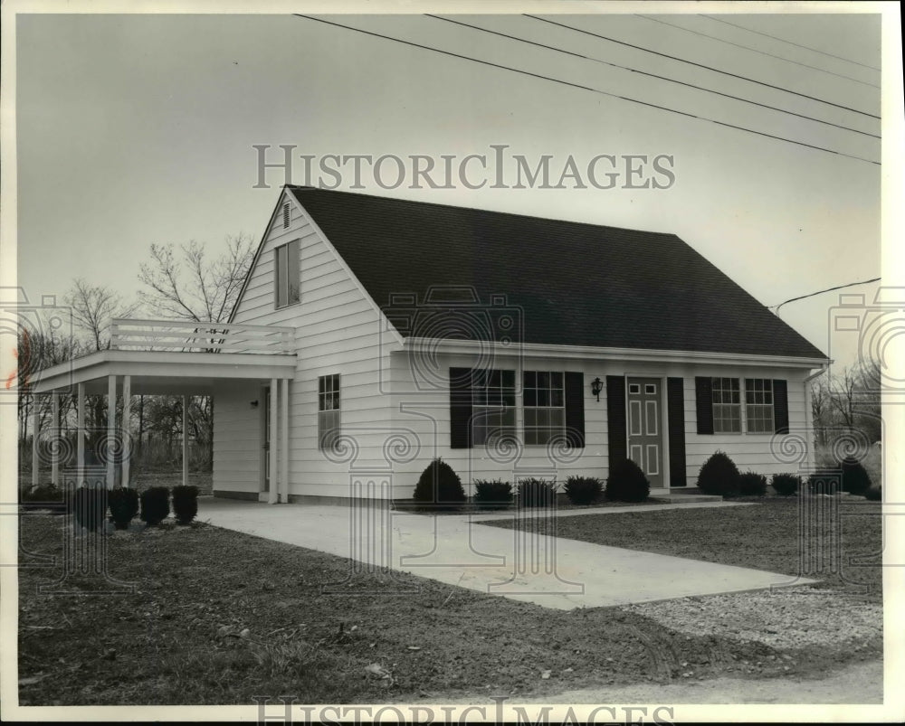 1966 Press Photo Yachtsmen Club Development Model House - Historic Images