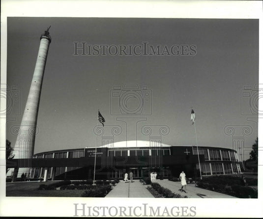 1972 Press Photo Ohio-Cuyahoga Falls Cathedral of Tomorrow - Historic Images