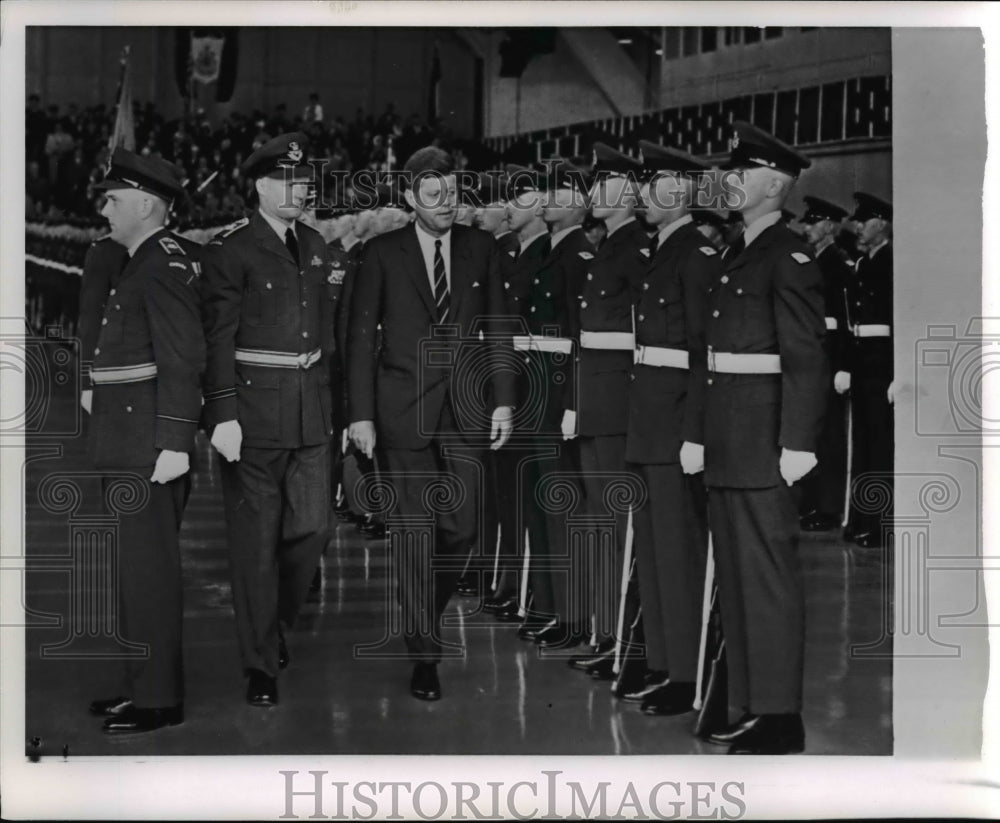 1961 Press Photo John F. Kennedy&#39;s Ottawa, Canada Trip - Historic Images