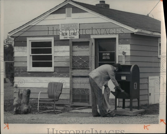1976 Press Photo Ohio - New Lyme Post Office - Historic Images
