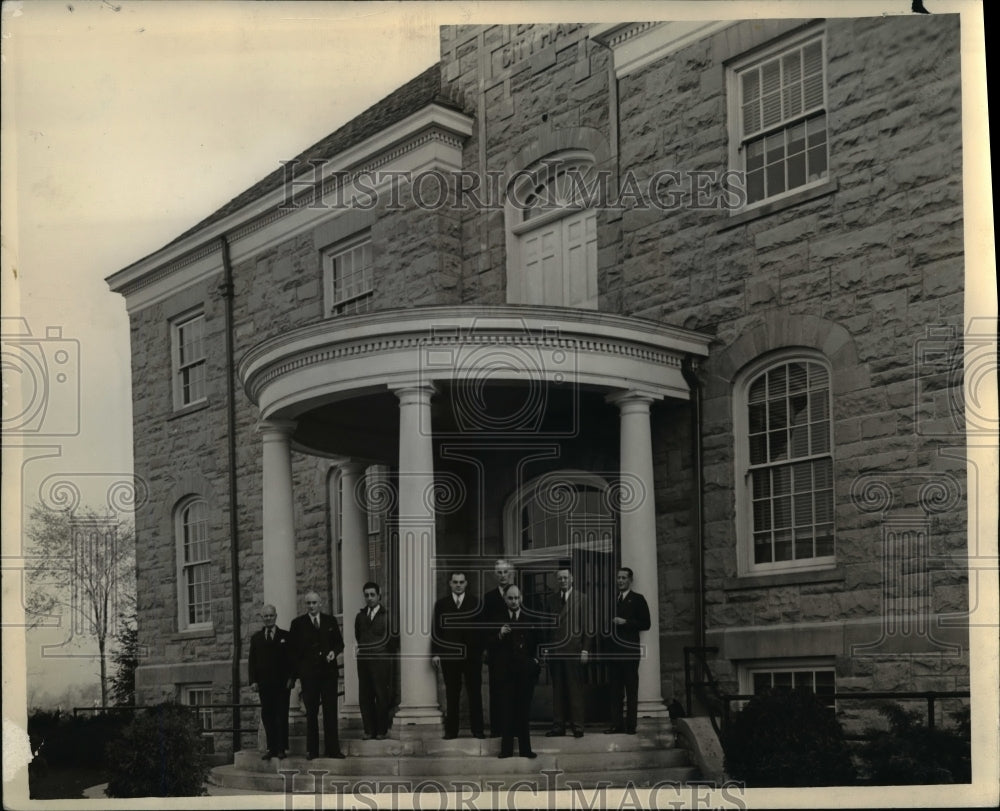 1938 Press Photo City Hall of Euclid, Ohio - Historic Images