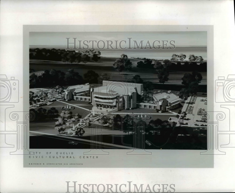 1969 Press Photo City of Euclid Civic-Cultural Center - Historic Images