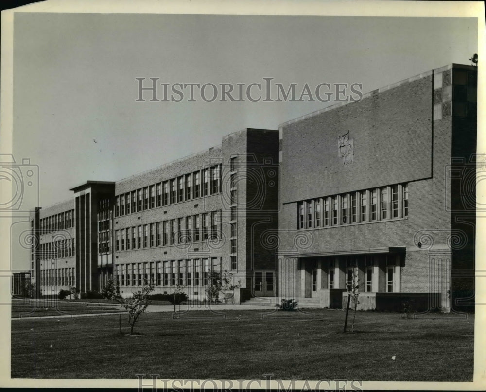 1956 Press Photo Euclid Senior High School - Historic Images