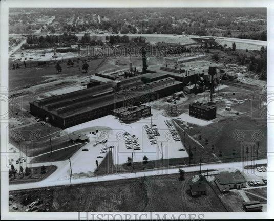 1965 Press Photo Titanium sponge plant of Reactive Metals, Inc. at Ashtabula, Oh - Historic Images