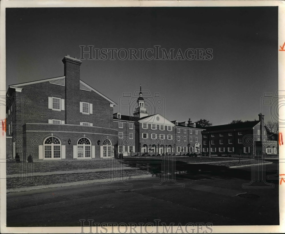 1963 Press Photo Heritage Hall at Baldwin Wallace College - Historic Images