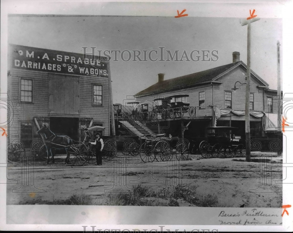 1964 Press Photo M. A. Sprague Carriages and Wagons - Historic Images