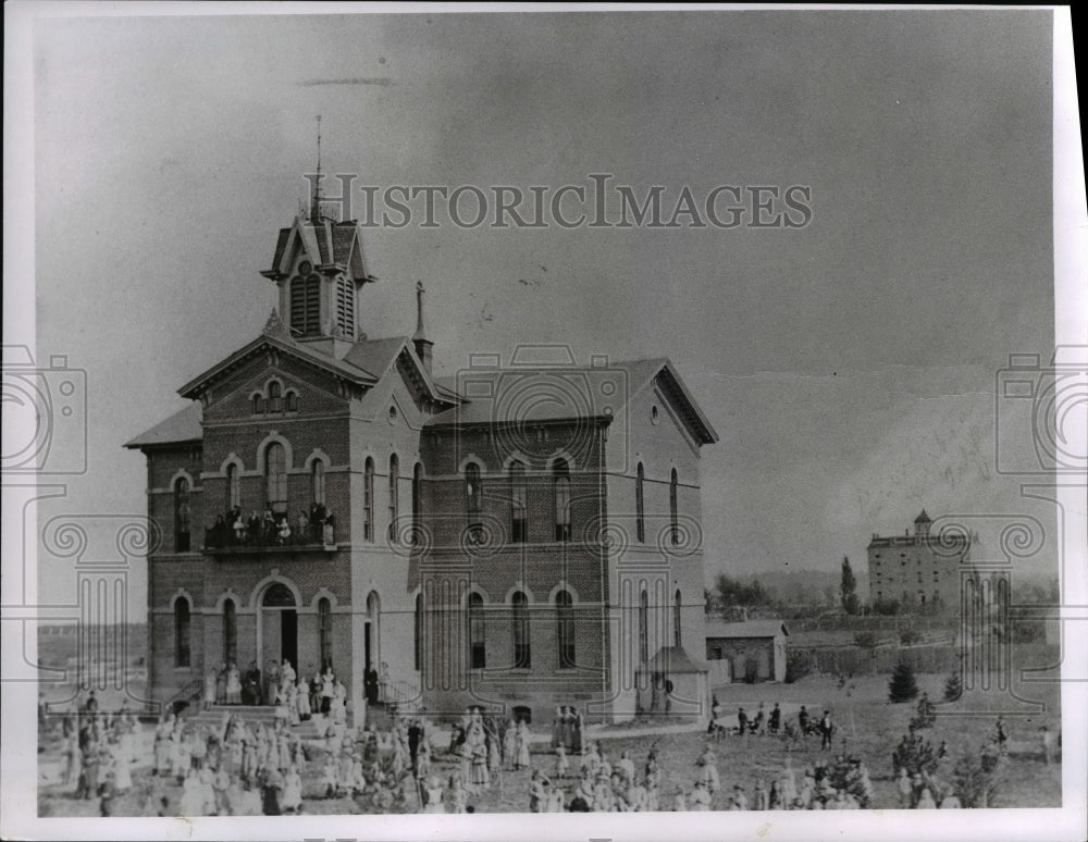 1964 Press Photo Formerly Be Union School Dedicated 1869 - Historic Images