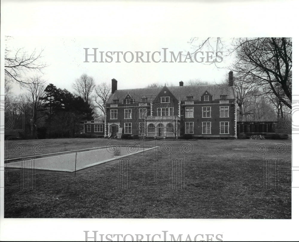 1989 Press Photo Ohio - Bratenahl (Gwinn Estate) - Historic Images